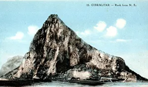 View of the Rock from the North East, Gibraltar
