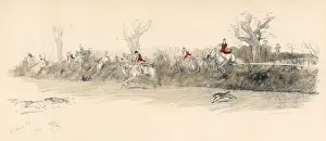 Hound Prints: View of Rodgrove, in the Blackmore Vale Hunt area, Dorset