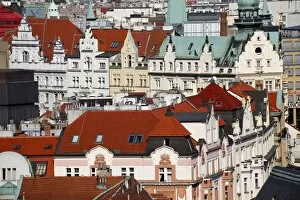 Images Dated 23rd August 2012: View of the rooftops of Prague, Czech Republic