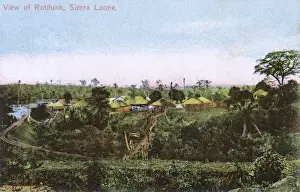 View of Rotifunk, Sierra Leone, West Africa