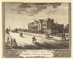 View of the Royal Circus, Southwark, 18th century