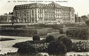 Images Dated 21st November 2013: A view of the Royal Hotel, Deauville, France