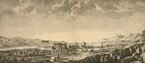 View of the ruins at Baalbec
