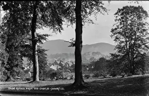 Ruthin Prints: View of Ruthin from the Castle