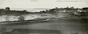 Pointe Prints: View of Saint Briac, Brittany, Northern France