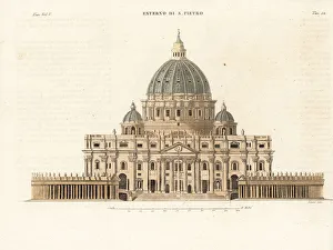 Ankle Gallery: View of Saint Peters Basilica, Rome