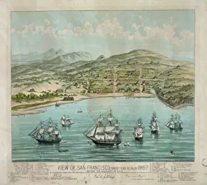 Yerba Prints: View of San Francisco, formerly Yerba Buena, in 1846-7. Befo