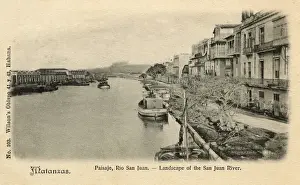 Cuba Prints: View of the San Juan River, Matanzas, Cuba