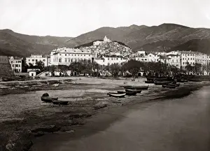 View of San Remo, Italy, circa 1890