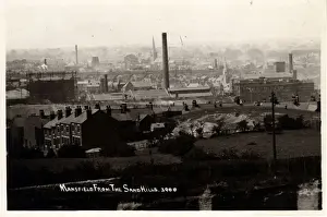 Nottinghamshire Prints: View from the Sand Hills, Mansfield, England