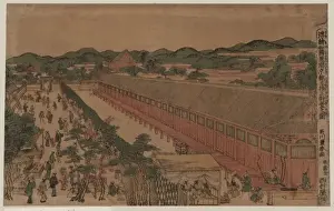 View of Sanjusangendo in Kyoto View of Sanj?sangend? in Ky?t