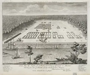 1734 Prints: A view of Savanah sic as it stood the 29th of March, 1734