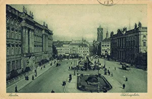 A view of the Schlossplatz in Berlin, 1920s
