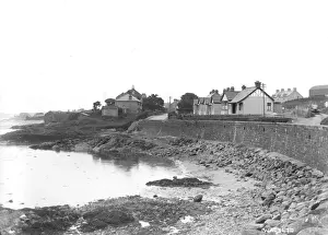 Millisle Prints: View of sea side bungalows at Millisle
