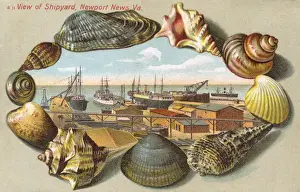 View of the Shipyard, Newport News, Virginia