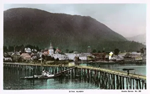 Archipelago Collection: View of Sitka, Alaska, USA
