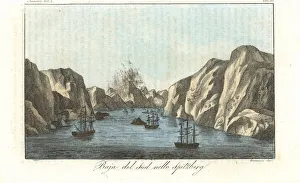 Spitsbergen Gallery: View of the South Bay of Spitsbergen island, Norway