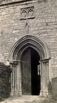 Bicester Prints: View of south doorway (east end)