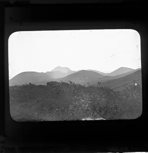 Auvergne Prints: View south from Puy de la Nugere, Auvergne