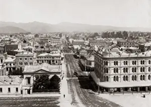 View of southern Christchurch, New Zealand, c. 1880 s