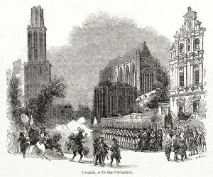Utrecht Collection: View of St Martins Cathedral, Utrecht, Netherlands