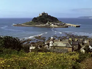 View of St Michaels Mount, Cornwall