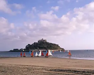 View of St Michaels Mount, Cornwall