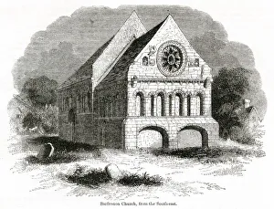Images Dated 27th June 2019: View of St Nicholas Church, Barfreston, Kent