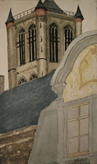Images Dated 11th February 2011: View of St Nicholas Church, Ghent, Belgium