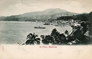 Volcano Prints: View of St Pierre, Martinique, West Indies