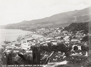 View of St. Pierre, Martinique, West Indies