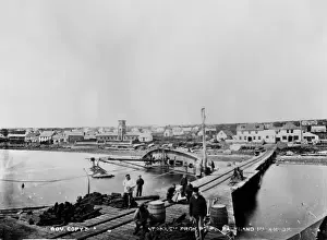 Coastline Prints: View of Stanley from Pier, Port Stanley, Falkland Islands