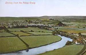 Craig Prints: View of Stirling, Scotland from Abbey Craig