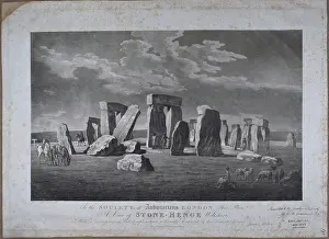 Accompanying Prints: A view of Stone-Henge (Stonehenge) Wiltshire
