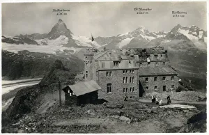 Images Dated 12th February 2021: View from the summit of Gornergrat, Swiss Alps