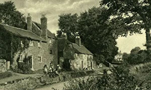 Calm Gallery: View of the Swan Inn, Fittleworth, West Sussex