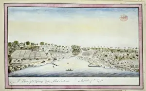 Coastline Prints: A View of Sydney Cove, Port Jackson March 7th 1792