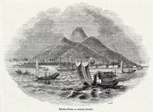 View of Tahiti, French Polynesia, South Pacific