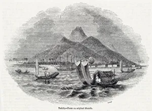 Images Dated 16th December 2019: View of Tahiti, French Polynesia, South Pacific