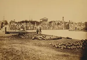 View taken from south side of canal basin, Richmond, Va. -