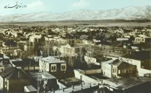 Roofs Prints: View of Tehran, Iran
