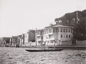 View at Theiapai, now Tarabya, Turkey, boat