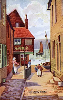 Images Dated 11th August 2011: View down Tin Ghaut, Whitby, North Yorkshire