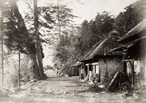 View on the Tokaido, highway from Kyoto to Tokyo, Japan