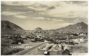 View of Tonopah, Nevada, USA