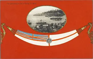 Topkapi Prints: View toward Topkapi across mouth of Golden Horn