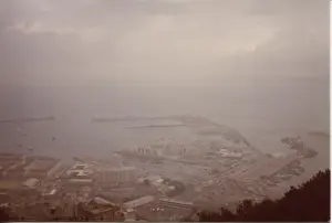 Lookout Prints: View of town and harbour, Gibraltar