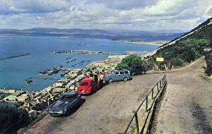 Beetle Gallery: View of the Town and Harbour, Gibraltar. Date: circa 1978