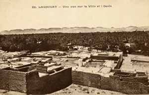 Amour Gallery: A view of the town and the oasis, Laghouat