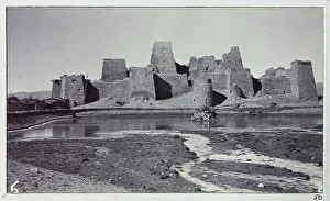 Tibet Prints: View of the town of Phari, Yadong County